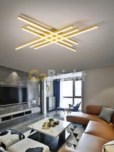 Lustra LED cu Telecomanda Zang 3 Tipuri de Lumini 146W Auriu